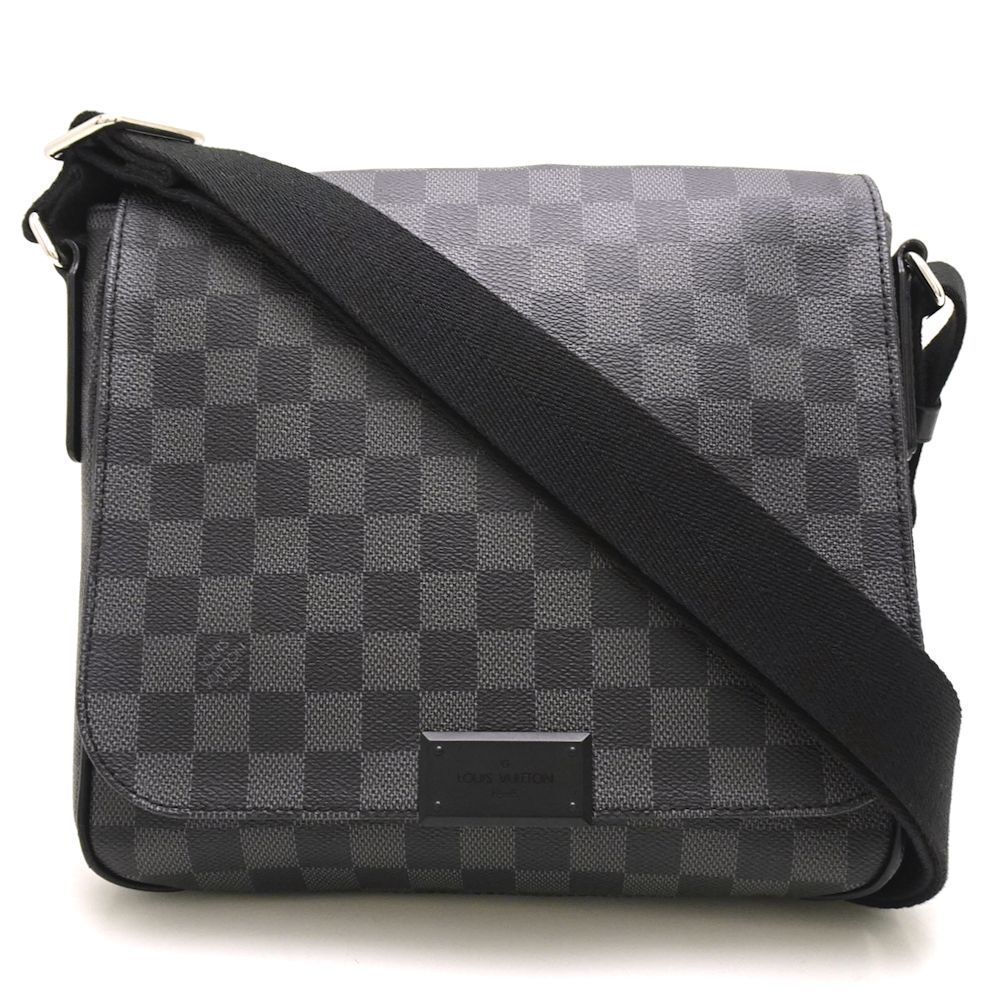 Louis Vuitton Damier Graphite Messenger PM Diagonal Shoulder Black